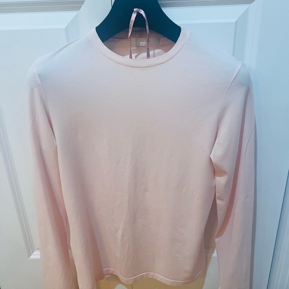Prada Soft Pink Crew Neck Top